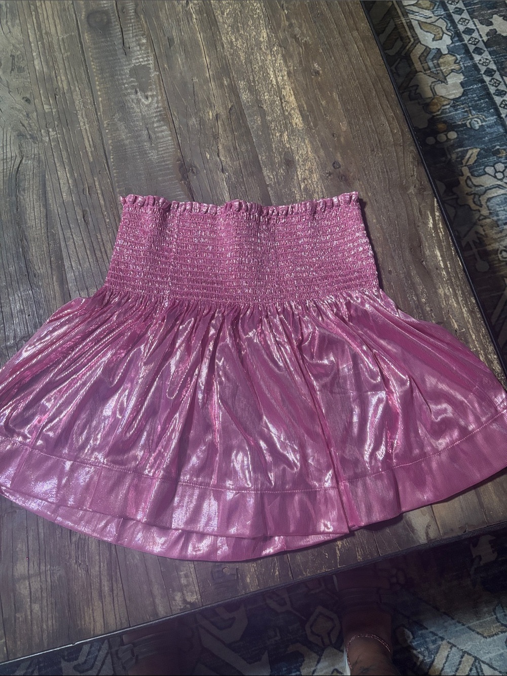 Queen of Sparkles Light Pink sparkle shorts size large NEW!! ✨✨✨